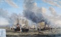 Reinier Nooms De zeeslag bij リヴォルノの軍艦